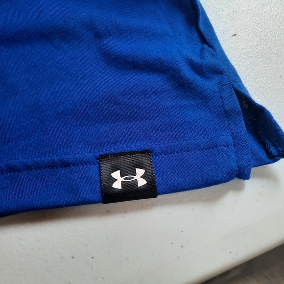 NWT Under Armour HOVR T-shirt Men's XXL Blue Formula 1 Racing Hoops Finish Line - Picture 8 of 11